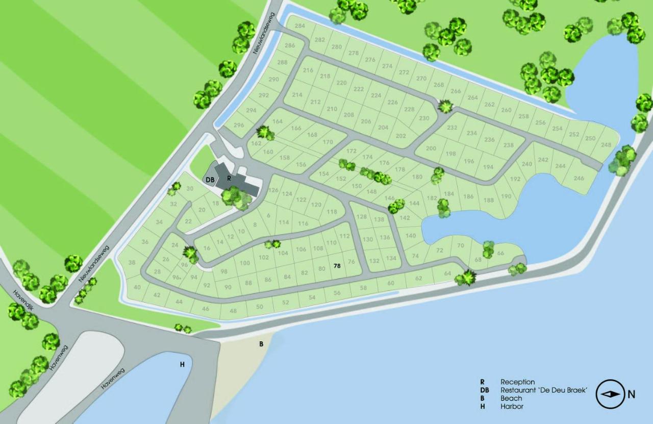 Chaletparc Krabbenkreek Zeeland - Chalet 78 Sint-Annaland Eksteriør bilde