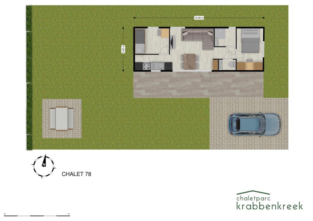 Chaletparc Krabbenkreek Zeeland - Chalet 78 Sint-Annaland Eksteriør bilde